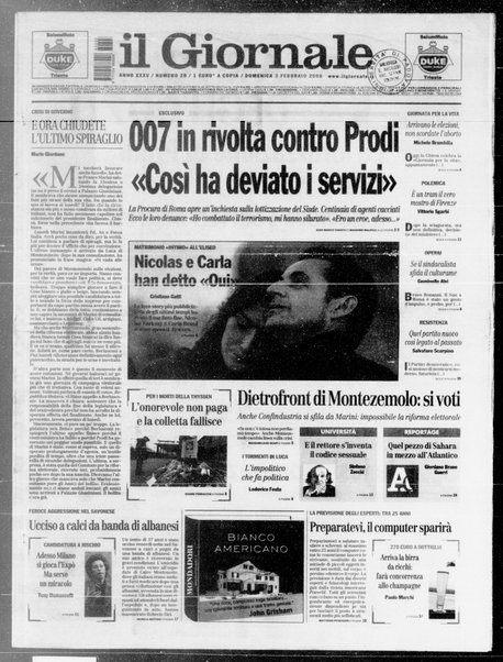 Il giornale : quotidiano del mattino